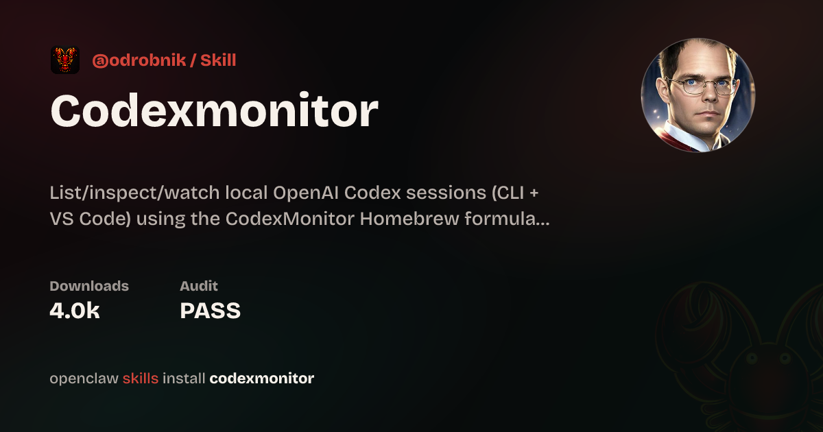 CodexMonitor در ClawHub